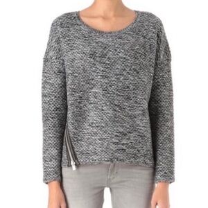 Maje Black & White Sweater Size 1 Small